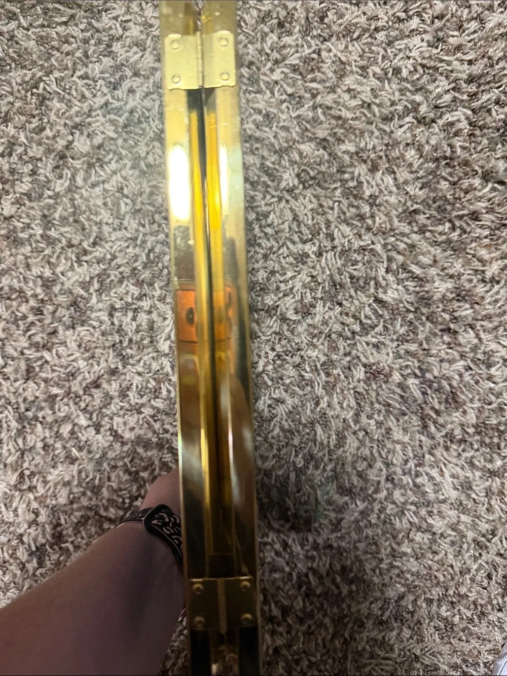 Vintage NEW Windsor Polished Brass Multi-Opening Frame - Gold